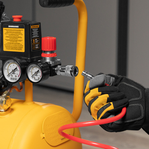 Компрессор воздушный DC1500/24, прямой привод, 1.5 кВт, 24 литра, 220 л/мин Denzel по ценам производителя в Уфе с доставкой по всей России