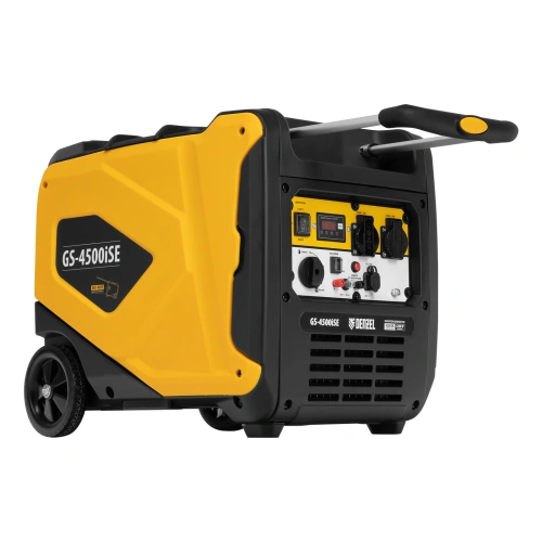Генератор инверторный GS-4500iSE, 4,5 кВт, 230 В, закрытый корпус, электростартер Denzel по ценам производителя в Уфе с доставкой по всей России