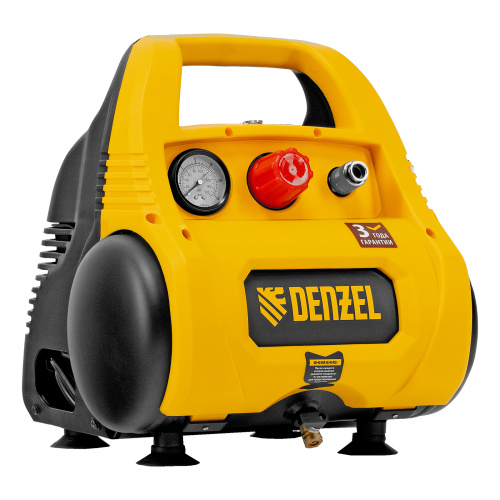 Компрессор воздушный безмасляный РС 1/6-180,1, 1 кВт, 180 л/мин, 6 л Denzel по ценам производителя в Уфе с доставкой по всей России