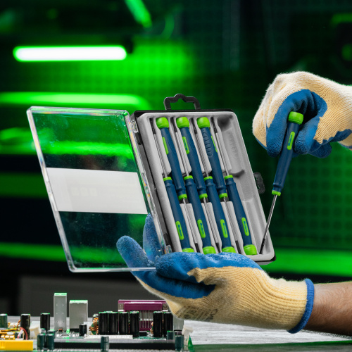 Набор отверток для точных работ универсальный, 8 шт, Crv Сибртех по ценам производителя в Уфе с доставкой по всей России