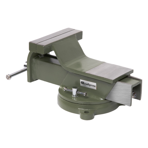 Тиски слесарные, 125 мм, стальные, поворотные Сибртех по ценам производителя в Уфе с доставкой по всей России