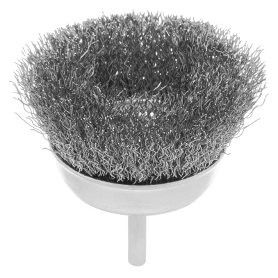 Щетка для дрели, 75 мм, "чашка" со шпилькой, витая проволока Сибртех по ценам производителя в Уфе с доставкой по всей России