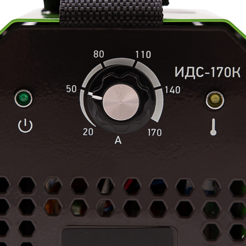 Инверторный аппарат дуговой сварки ИДС-170K, 170 А, ПВ 80%, диаметр электрода 1,6-3,2 мм Сибртех по ценам производителя в Уфе с доставкой по всей России