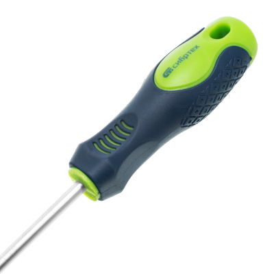 Отвертка, SL6 х 100 мм, CrV, двухкомпонентная рукоятка Сибртех по ценам производителя в Уфе с доставкой по всей России