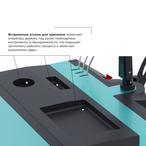 Штабелер с выдвижной мачтой (мини-ричтрак) PROLIFT PRO MRV 2045 по ценам производителя в Уфе с доставкой по всей России