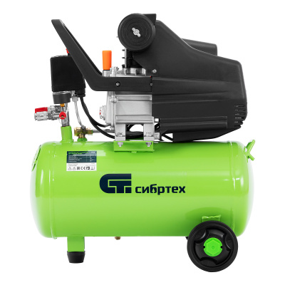 Компрессор с набором КК-1500/24 ПЛЮС, 1.5 кВт, 198 л/мин, 24 л, прямой привод, масляный Сибртех по ценам производителя в Уфе с доставкой по всей России