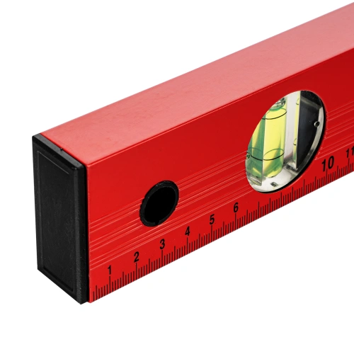 Уровень алюминиевый, 800 мм, 3 глазка, красный, линейка Matrix по ценам производителя в Уфе с доставкой по всей России