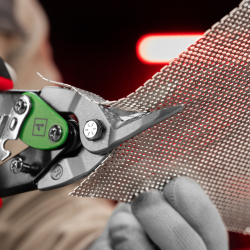 Ножницы по металлу, 250 мм, правый рез, сталь CRMO, двухкомпонентные рукоятки, PRO Matrix по ценам производителя в Уфе с доставкой по всей России