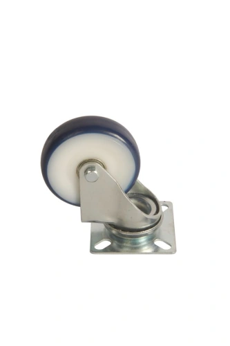 Колесо аппаратное поворотное SCv 92 75 мм (синяя резина) по ценам производителя в Уфе с доставкой по всей России