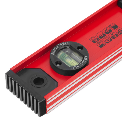 Уровень алюминиевый "Рельс", 400 мм, 3 глазка, усиленный Matrix по ценам производителя в Уфе с доставкой по всей России