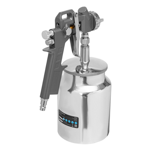 Краскораспылитель пневматический с нижним бачком V 1, 0 л, сопло D 1.2, 1.5 и 1.8 мм Matrix по ценам производителя в Уфе с доставкой по всей России