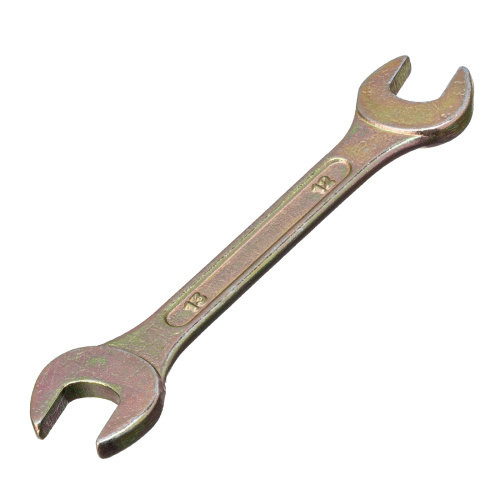 Ключ рожковый, 12 х 13 мм, желтый цинк Сибртех по ценам производителя в Уфе с доставкой по всей России