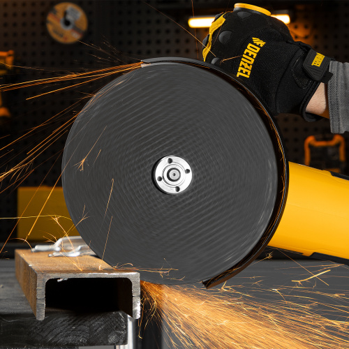 Машина шлифовальная угловая AG230-2400, 2400 Вт, 230 мм, 6000 об/мин Denzel по ценам производителя в Уфе с доставкой по всей России