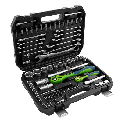 Набор инструментов 82 предмета, CrV, 1/2", 1/4" Сибртех по ценам производителя в Уфе с доставкой по всей России