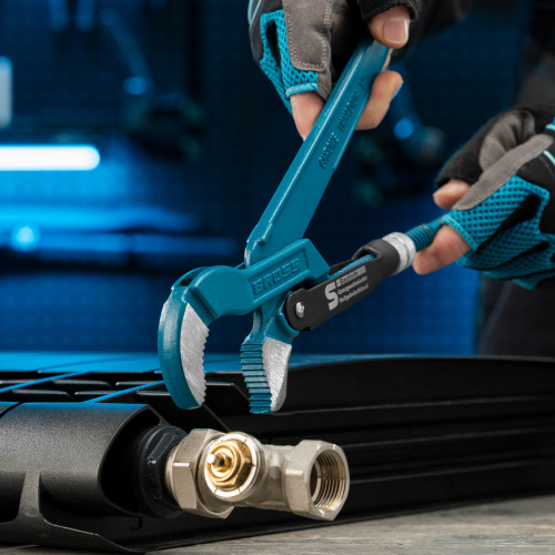 Ключ трубный рычажный 1, №1, цельнокованый, CrV, тип "S" Gross по ценам производителя в Уфе с доставкой по всей России