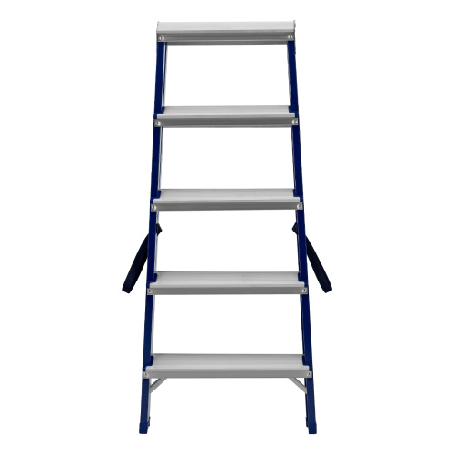Стремянка двусторонняя 5 ступеней, стальная, Сибртех по ценам производителя в Уфе с доставкой по всей России