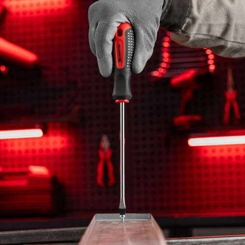 Отвертка Fusion, SL6 х 150 мм, CrV, трехкомпонентная рукоятка "Anti slip" Matrix по ценам производителя в Уфе с доставкой по всей России