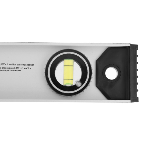 Уровень алюминиевый "Рельс", 1000 мм, 3 глазка (1 поворотный) Matrix по ценам производителя в Уфе с доставкой по всей России