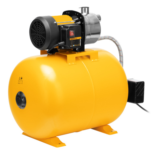 Насосная станция PSL1100X, 1100 Вт, 3600 л/ч, ресивер 50 л, подъем 45 м, нержавейка Denzel по ценам производителя в Уфе с доставкой по всей России
