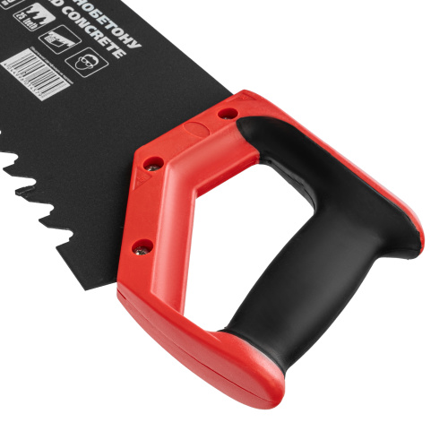 Ножовка по пенобетону, 500 мм, защитное покрытие, твердосплавные напайки на зубья, двухкомпонентная рукоятка Matrix по ценам производителя в Уфе с доставкой по всей России
