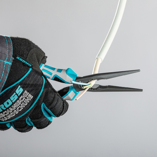 Длинногубцы прямые 205 мм, трехкомпонентные рукоятки Gross по ценам производителя в Уфе с доставкой по всей России