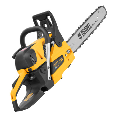 Пила цепная бензиновая DS-4516, шина 40 см, 45 см3, 2,5 л.с, шаг 0,325, паз 1,5 мм, 64 звена Denzel по ценам производителя в Уфе с доставкой по всей России