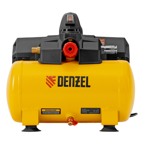 Компрессор  DLS750/6 безмасляный малошумный 750 Вт, 140 л/мин,ресивер 6 л Denzel по ценам производителя в Уфе с доставкой по всей России
