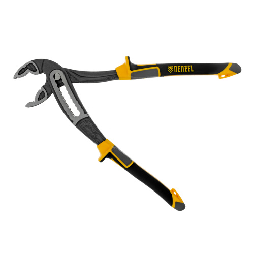 Клещи переставные, трехкомпонентные рукоятки 240 мм Denzel по ценам производителя в Уфе с доставкой по всей России
