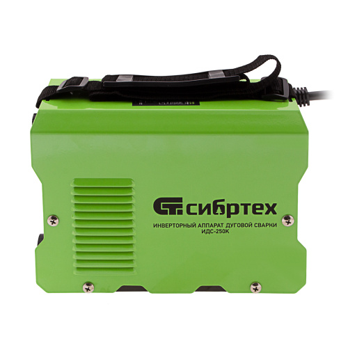 Инверторный аппарат дуговой сварки ИДС-250K, 250 А, ПВ 80%, диаметр электрода 1,6-5 мм Сибртех по ценам производителя в Уфе с доставкой по всей России