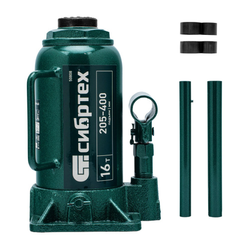 Домкрат гидравлический бутылочный, 16 т, 205-400 мм Сибртех по ценам производителя в Уфе с доставкой по всей России