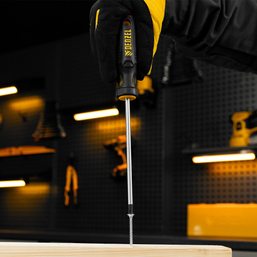 Отвертка, PH2х150 мм, S2, 3к рукоятка Denzel по ценам производителя в Уфе с доставкой по всей России