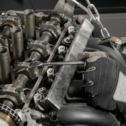 Набор ключей комбинированных 6-22 мм, 12 шт, CrV, матовый хром Stels по ценам производителя в Уфе с доставкой по всей России