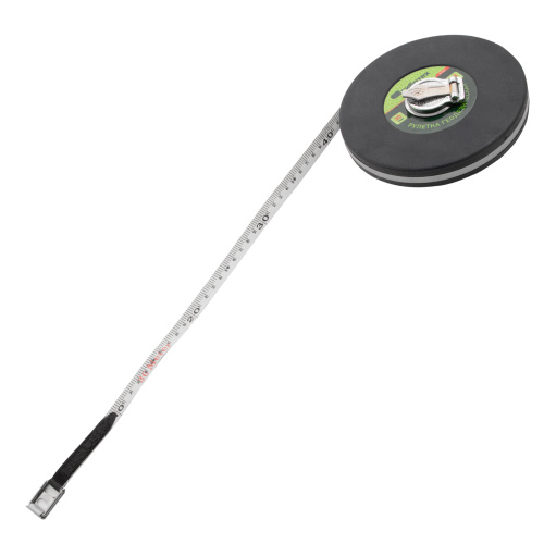 Рулетка геодезическая 30 м х 13 мм, закрытый корпус, фибергласовая лента Сибртех по ценам производителя в Уфе с доставкой по всей России