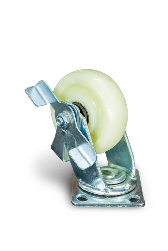 Колесо большегрузное поворотное SCdnb 55 125 мм полипропиленовое с тормозом по ценам производителя в Уфе с доставкой по всей России