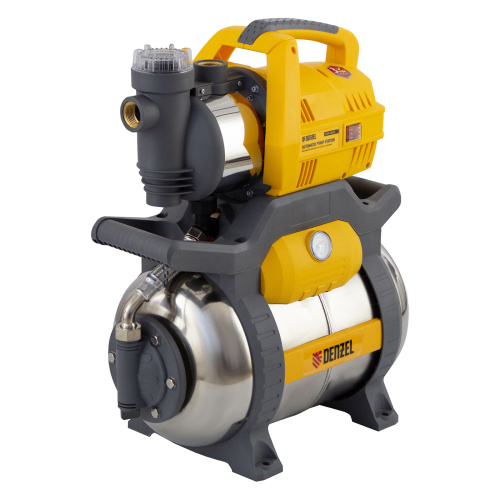 Насосная станция PSХ950X, Х-Pro, 950 Вт, 3300 л/ч, ресивер 24 л, подъем 38 м, нержавейка Denzel по ценам производителя в Уфе с доставкой по всей России