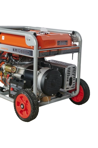 Генератор бензиновый 9,0 кВт 220В 26 л с электростартером и колесами TOR KM13000H по ценам производителя в Уфе с доставкой по всей России