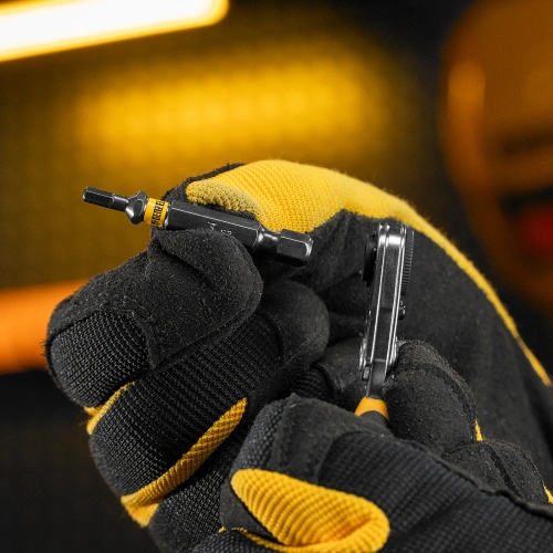 Ключ-трещотка для бит 1/4", 52 зуба, CrMo, адаптер для торцевых головок Denzel по ценам производителя в Уфе с доставкой по всей России