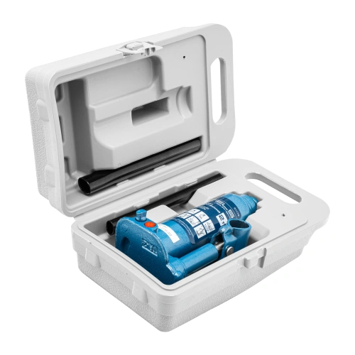 Домкрат гидравлический бутылочный, 2 т, h подъема 178-338 мм, в пластиковом кейсе Stels по ценам производителя в Уфе с доставкой по всей России