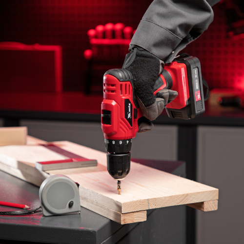 Дрель-шуруповерт аккумуляторная MCDL-18-02, Li-Ion, 18 В, 2 акк. MTX по ценам производителя в Уфе с доставкой по всей России