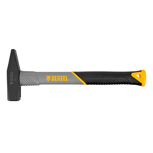 Молоток слесарный, 500 г, кованый, фибергласовая рукоятка c TPR покрытием Denzel по ценам производителя в Уфе с доставкой по всей России