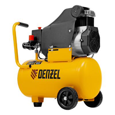 Компрессор воздушный DLC1300/24 безмасляный 1.3 кВт, 24 литра, 206 л/мин Denzel по ценам производителя в Уфе с доставкой по всей России