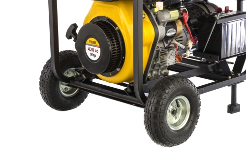 Генератор дизельный DD6300Е, 5.0 кВт, 220 В/50 Гц, 15 л, электростартер Denzel по ценам производителя в Уфе с доставкой по всей России