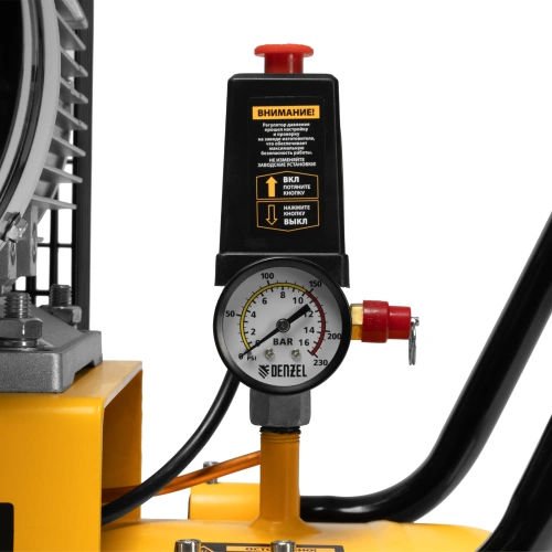 Компрессор воздушный рем. привод BCV 5500-T/200, 5,5 кВт, 200 литров, 850 л/мин Denzel по ценам производителя в Уфе с доставкой по всей России