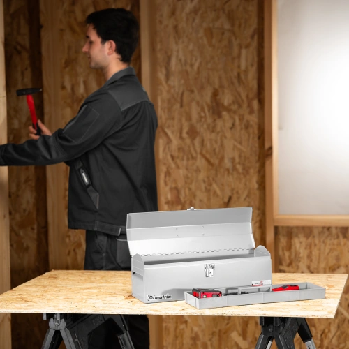 Ящик для инструмента, 484 х 154 х 165 мм, металлический Matrix по ценам производителя в Уфе с доставкой по всей России