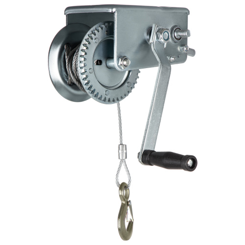 Лебедка шестеренчатая, тяга 0.8 т, тросовая Matrix по ценам производителя в Уфе с доставкой по всей России