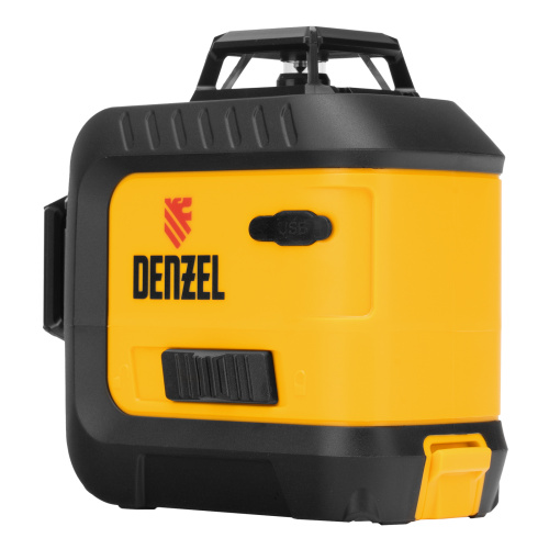 Лазерный уровень мультипризменный LX 360-3 Red, 30 м, 635 нм, аккумулятор Li 2800 мАч, резьба 5/8" Denzel по ценам производителя в Уфе с доставкой по всей России