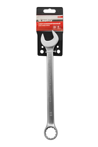 Ключ комбинированный, 22 мм, CrV, матовый хром Matrix по ценам производителя в Уфе с доставкой по всей России