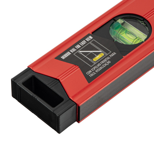 Уровень алюминиевый магнитный, 800 мм, фрезерованный, 3 глазка (1 зеркальный) усиленный Matrix по ценам производителя в Уфе с доставкой по всей России