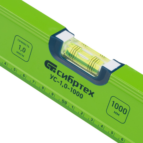 Уровень алюминиевый УС-1, 0-1000, фрезерованный, 3 глазка, рукоятки, 1000 мм Сибртех по ценам производителя в Уфе с доставкой по всей России