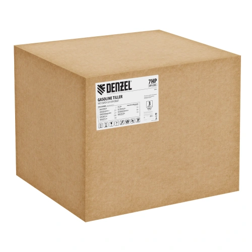 Мотоблок DPT-270S, 7 л.с., ремен.сцеп, фрез 3х4, ШОМ, передачи 2В/1Н Denzel по ценам производителя в Уфе с доставкой по всей России